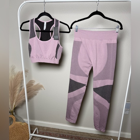 NWT Kimberly C - Purple and Black Activewear Set - Picture 9 of 10